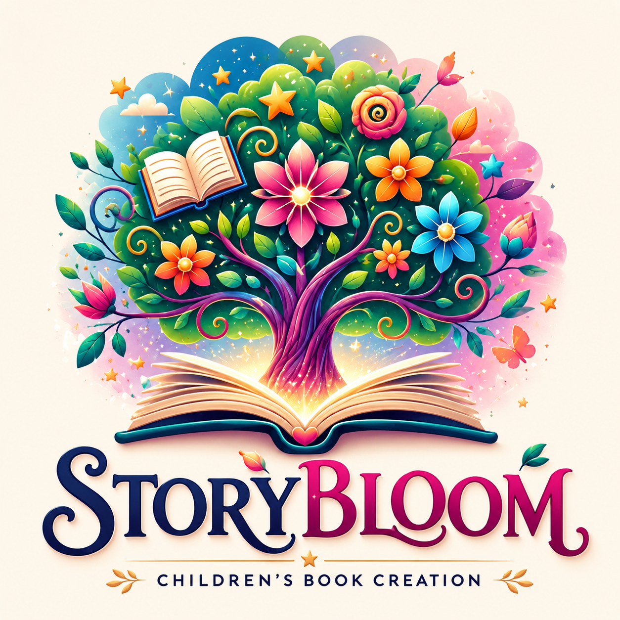 Story Bloom logo artwork